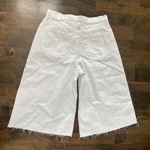 Ming White High Waisted Denim Bermuda Shorts Size 4 - Picture 3 of 6